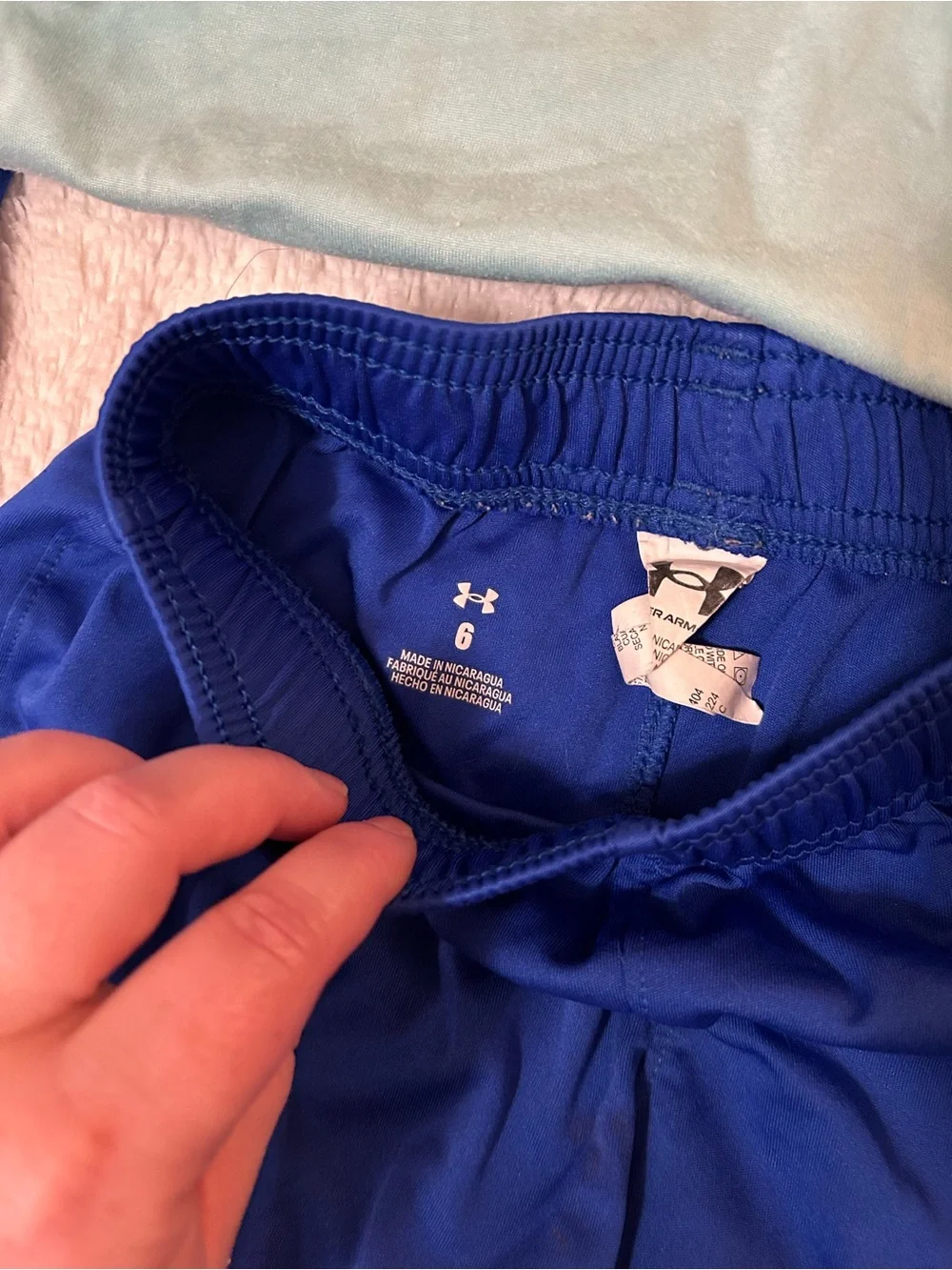Boys Size 6, 3 Sets of Under Armour Boys' Athletic Shorts and Shirts